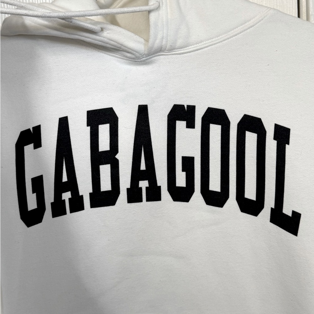 High End Chinatown Market Thick GABAGOOL White Men's L Streetwear Hoodie RARE - Picture 3 of 4